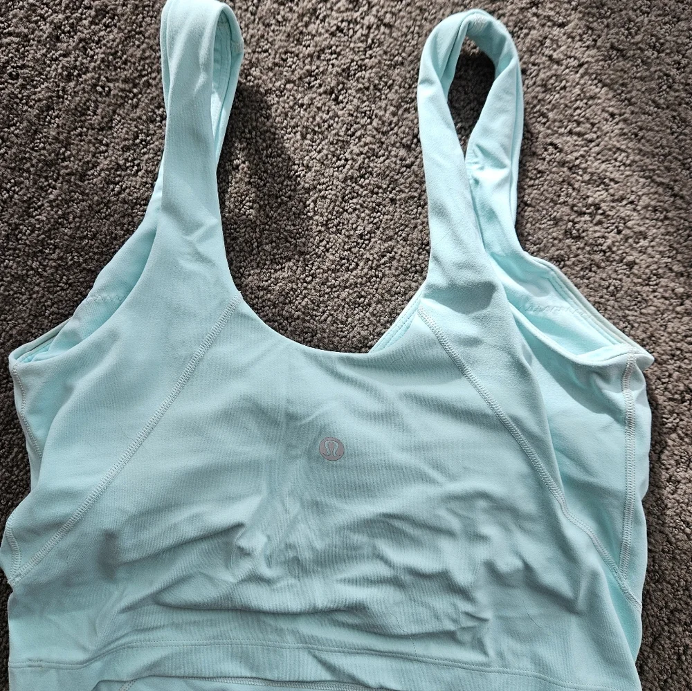 Lululemon Light Blue Sports Bra - Picture 4 of 4